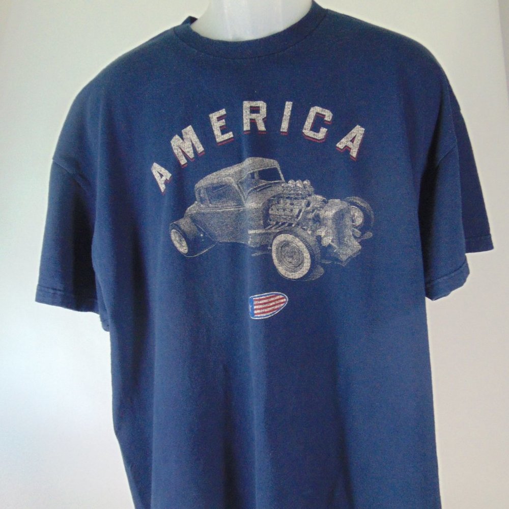 VINTAGE AMERICA RAT ROD T-SHIRT - Picture 3 of 14